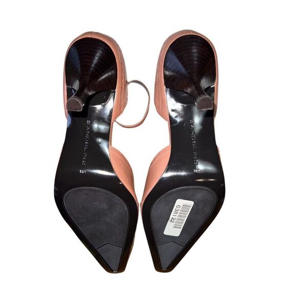 Bandolino Dark Natural Square Toe Heels With/Ankle Strap Women’s Sz 10 NWOB - Picture 8 of 11